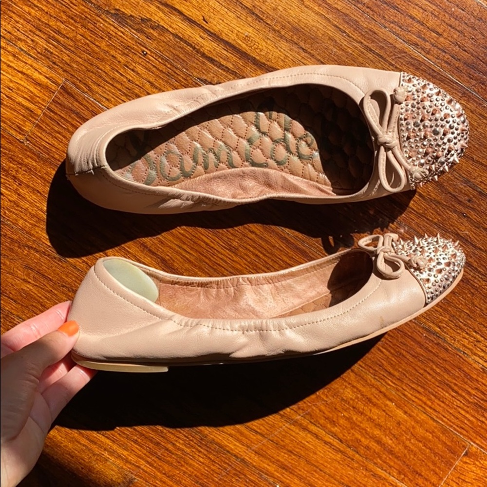 Sam Edelman Pink Spike flats